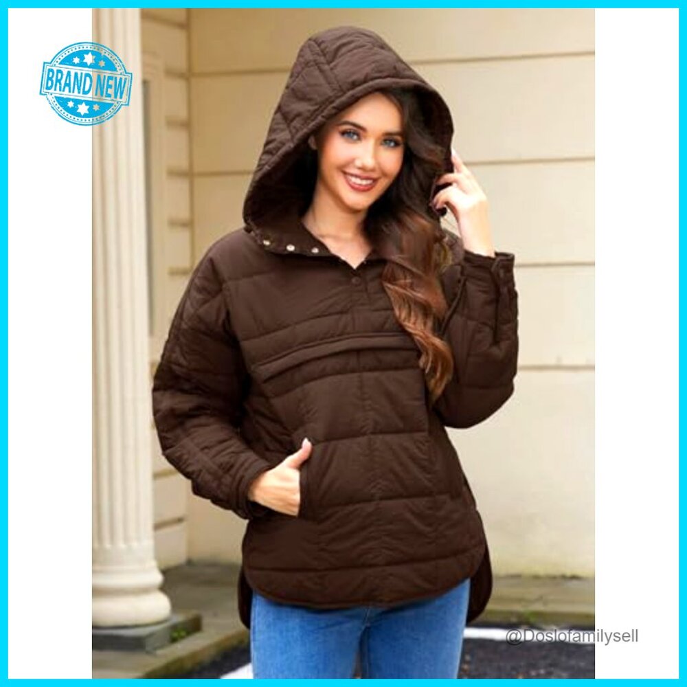 Lightweight Down Puffer Jacket Quilted Pullover H… - image 3
